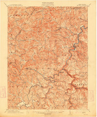 1904 Map of Philippi, 1914 Print