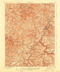 1928 Map of Philippi, WV