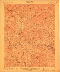 preview thumbnail of historical topo map of Pineville, WV in 1912