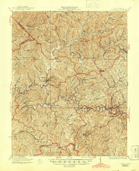 Download a high-resolution, GPS-compatible USGS topo map for Pineville, WV (1944 edition)