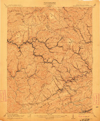 preview thumbnail of historical topo map of McDowell County, WV in 1911