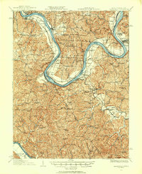 preview thumbnail of historical topo map of Ravenswood, WV in 1926