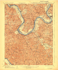 preview thumbnail of historical topo map of Ravenswood, WV in 1928
