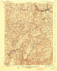 Download a high-resolution, GPS-compatible USGS topo map for Richwood, WV (1939 edition)