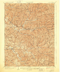 preview thumbnail of historical topo map of Ripley, WV in 1928