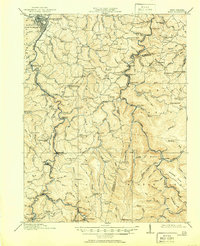 Download a high-resolution, GPS-compatible USGS topo map for Sago, WV (1950 edition)