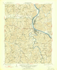 1931 Map of Cross Lanes, WV