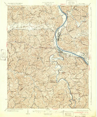 Download a high-resolution, GPS-compatible USGS topo map for Saint Albans, WV (1933 edition)