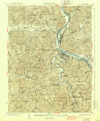 preview thumbnail of historical topo map of Putnam County, WV in 1933