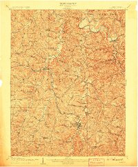 preview thumbnail of historical topo map of Spencer, WV in 1907