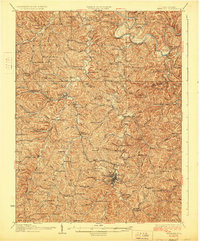 1928 Map of Spencer, WV