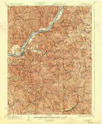 preview thumbnail of historical topo map of Pleasants County, WV in 1927