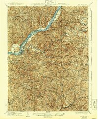 preview thumbnail of historical topo map of Pleasants County, WV in 1927