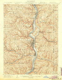 1904 Map of Steubenville