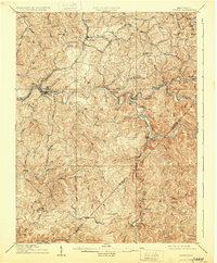 preview thumbnail of historical topo map of Sutton, WV in 1910