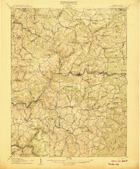 1907 Map of Arthurdale, WV