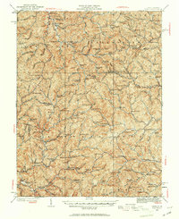 preview thumbnail of historical topo map of Lewis County, WV in 1925