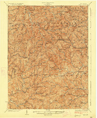 preview thumbnail of historical topo map of Lewis County, WV in 1927