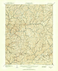 1906 Map of Roane County, WV, 1961 Print