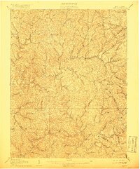 preview thumbnail of historical topo map of Roane County, WV in 1907