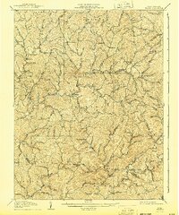 preview thumbnail of historical topo map of Roane County, WV in 1907