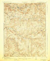 preview thumbnail of historical topo map of Webster County, WV in 1918