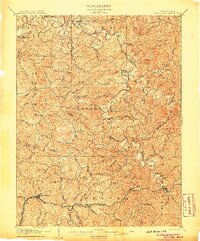 preview thumbnail of historical topo map of West Union, WV in 1905
