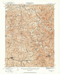 preview thumbnail of historical topo map of West Union, WV in 1924