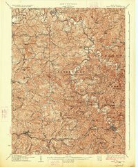 preview thumbnail of historical topo map of West Union, WV in 1926
