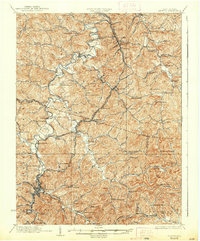 1926 Map of Weston, WV, 1938 Print