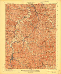 Download a high-resolution, GPS-compatible USGS topo map for Weston, WV (1926 edition)