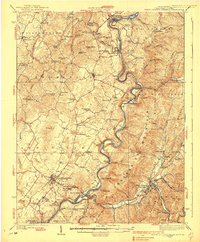 Download a high-resolution, GPS-compatible USGS topo map for White Sulphur Springs, WV (1939 edition)