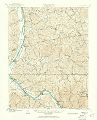1906 Map of Winfield, 1961 Print