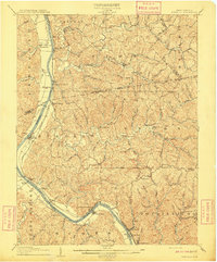 1908 Map of Bancroft, WV