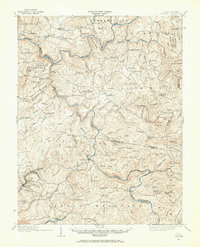 Download a high-resolution, GPS-compatible USGS topo map for Winona, WV (1965 edition)