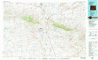 1979 Map of Bairoil, WY, 1980 Print