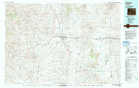1974 Map of Gillette, WY, 1993 Print