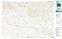 preview thumbnail of historical topo map of Natrona County, WY in 1982