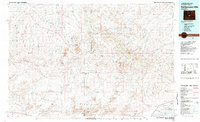 preview thumbnail of historical topo map of Natrona County, WY in 1981