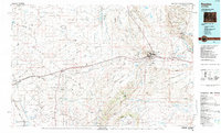 Download a high-resolution, GPS-compatible USGS topo map for Rawlins, WY (1984 edition)
