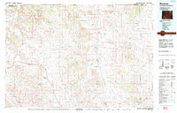 Download a high-resolution, GPS-compatible USGS topo map for Recluse, WY (1993 edition)