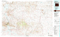 preview thumbnail of historical topo map of Carbon County, WY in 1981