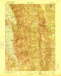 1921 Map of Afton, WY