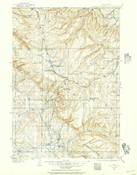 1898 Map of Bald Mountain, 1957 Print