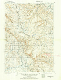 1898 Map of Bald Mountain, 1963 Print