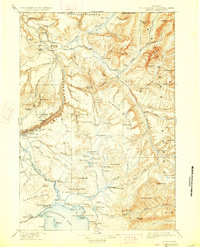 Download a high-resolution, GPS-compatible USGS topo map for Canyon, WY (1928 edition)
