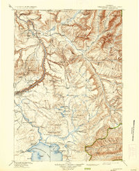 Download a high-resolution, GPS-compatible USGS topo map for Canyon, WY (1936 edition)