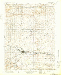 1914 Map of Ranchettes, WY, 1932 Print