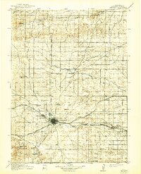 1914 Map of Cheyenne, WY, 1942 Print