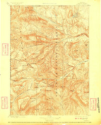 Download a high-resolution, GPS-compatible USGS topo map for Crandall, WY (1909 edition)